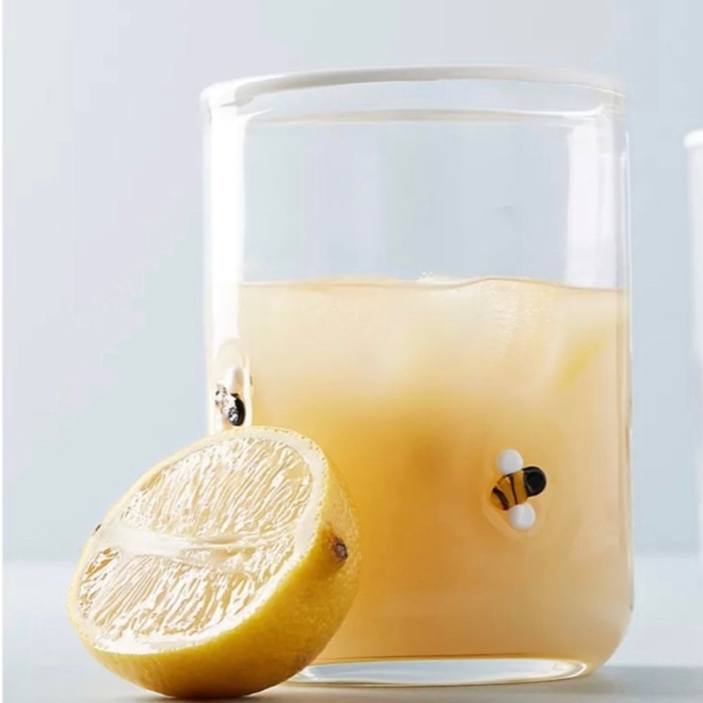 Anthropologie 🐝 Lola Bee Juice Glass / Set of 4